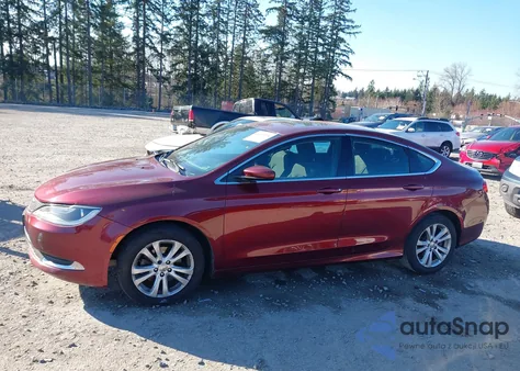 2015 Chrysler 200 Limited z USA, uszkodzony, nr VIN 1C3CCCAB2FN707574